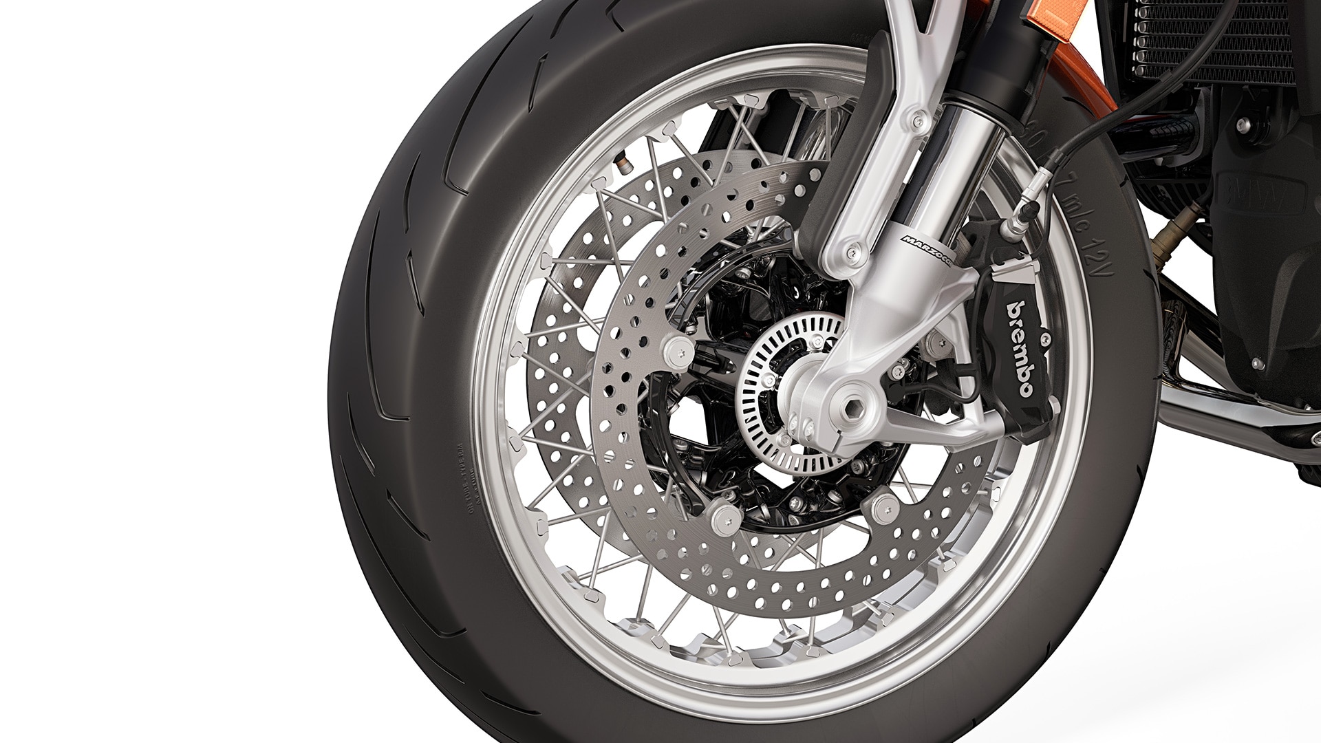 Silver spoked wheels Option 719 Classic II wheel