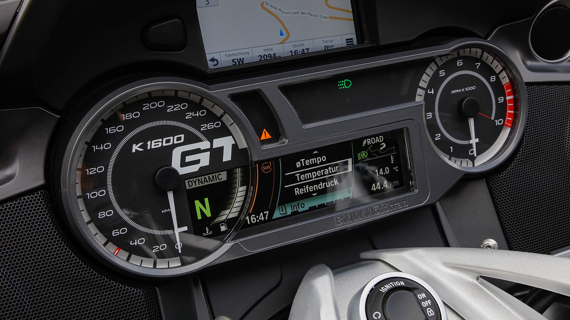 Cuadro de mando de la K 1600 GT
